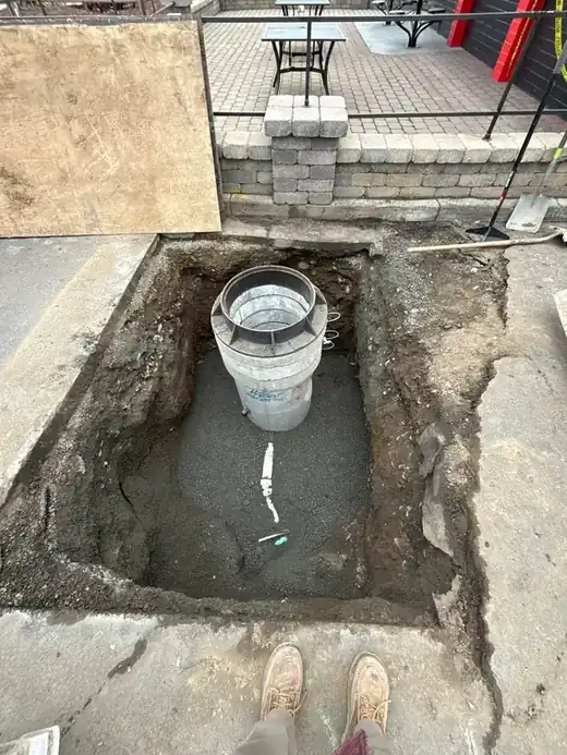 Sewer camera inspection